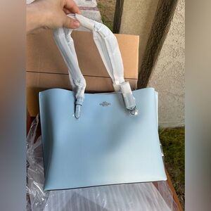Coach Mollie Tote Bag blue